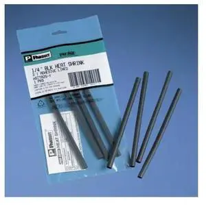 Adhesive Lined Heat Shrink Tube, Thin Wall, 3:1 I.D. Shrink Ratio, Black, 6 in