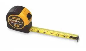 FOR 35 ft FATMAX Classic Tape Measure, 1-1/4 in Blade, Stud Markings, ABS Plastic Case, Rubber Grip