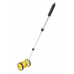 FOR Measuring Wheel, Dual, 1 ft, 4 In Dia, Ylw