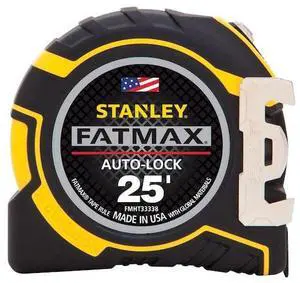 FOR Stanley Fatmax 25 ft. L X 1.25 in. W Auto Lock Tape Measure 1 pk
