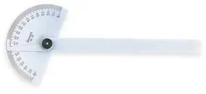 FOR Steel Protractor, Round, 6 In