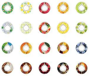 Alpha Fit Flavor Pods Pack | Variety Pods Compatible with Air Up & Alpha Fit Water Bottles | Zero Sugar, Zero Calories | Fruit Flavors: Cola, Watermelon, Peach & More