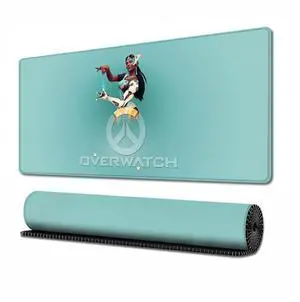 Alpha Fit Anime Gaming Mouse Pad (31.5" x 11.8") - Sci-Fi Blue Tech Architect - Large Mouse Pad Extended - Extra Large Gaming Mouse Pads Futuristic Style 02