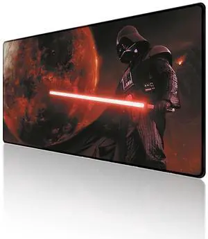 Alpha Fit Starwar Gaming Mouse Pad XXL (31.5" x 11.8") - Star Wars Themed Large Mouse Pad - Extra Large Gaming Mouse Pads with Non-Slip Rubber Base & Stitched Edges for Sci-Fi Setup