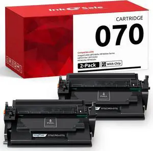 INK E-SALE 070 Compatible Toner Cartridge Replacement for Canon 070 070H CRG070 CRG-070 CRG070H for Canon imageCLASS LBP240dw LBP246dw LBP247dw MF460dw MF462dw MF465dw Printer (Black,2-Pack)