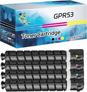 GPR53 Toner Cartridge Compatible for Canon imageRUNNER Advance C3530i C3530i II C3530i III Printers, High Yield 36000 Pages, with Chip High-Definition Printing (Multicolor)