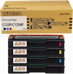 C125P C125MF Toner Cartridge Compatible Ricoh 434060 434061 434062 434063 Toner Cartridge Replacement for ricoh C125P C125MF C125 P C125 MF Printer(4-Pack) C125P C125MF Toner Cartridge Compatible Ricoh 434060 434061 434062 434063 Toner Cartridge Replacement for ricoh C125P C125MF C125 P C125 MF Printer(4-Pack)