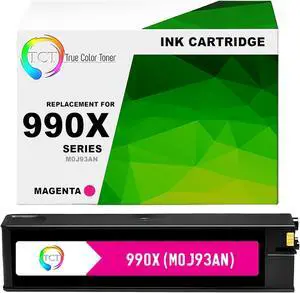 TCT 990X Magenta Ink Cartridge - Compatible Replacement for HP 990X M0J93AN Magenta High Yield Works with HP Pagewide Pro 750 772 777 Printers (245ml)
