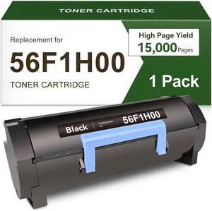 myCartridge Remanufactured Toner Cartridge Replacement for Lexmark 56F1H00 Works for MS321 MS421 MS521 MS621 MS622 MX321 MX421 MX521 MX522 MX622 Printer (1 Black)