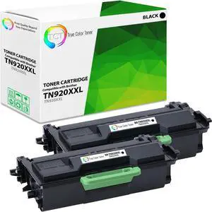 TCT TN920 Toner Cartridge 2 Pack - Compatible Replacement for Brother TN-920XXL Extra High Yield Works with Brother HL-L5210DN L5210DW L5210DWT L5215DW DCP-L5510DN Printers (11,000 Pages)