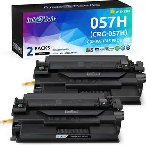 057H 057 Black High Capacity Toner Cartridge [with Chip] Compatible Replacement for Canon Cartridge 057 H 057 ImageCLASS MF455dw MF445dw LBP226dw MF448dw LBP227dw LBP228dw MF449dw Printer Ink, 2 Pack