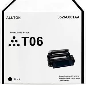 T06 Black Toner Cartridge with New chip High Yield T06L 3526C001AA Black Toner Cartridge Replacement for Canon imageRunner 1643 1643i 1643if imageCLASS X MF1643iF II Printer(1-Pack)