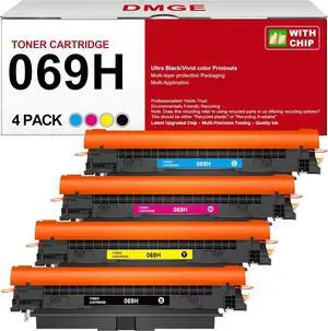 069H Toner Cartridges Set Mf753cdw - High Yield Replacement for Canon 069 Toner Cartridge Set, Works for Canon Color ImageCLASS Mf753cdw MF751Cdw MF752Cdw LBP674Cdw MF752Cdw MF756Cx LBP673Cdw (4 Pack)