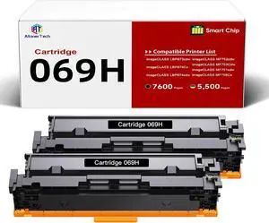 069H/069 High Yield Black Toner Cartridge Compatible Replacement for Canon 069/069H Toner Cartridge with ImageCLASS MF753Cdw MF751Cdw LBP674Cdw Printers|High Capacity 2-Pack