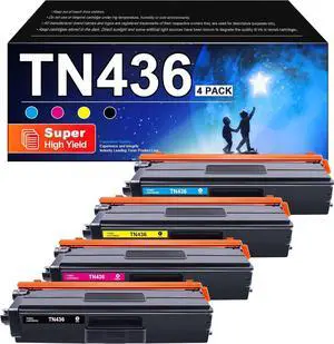 TN436 Toner - TN433 High Yield MFC-L8900CDW Replacement for Brother TN436 Toner Cartridges Set Wrok with Brother HL-L8360CDW HL-L8260CDW MFC-L8900CDW MFC-L8690CDW Printer Ink, TN-436 TN433