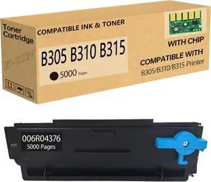 K-ZIN B310 B315 B305 Black Toner Cartridge(with Chip) Compatible with Xerox B305 B310 B315 Printer Replacement for Xerox 006R04376 006R04377 006R04378 Toner Cartridge (5000 Pages,1-Pack,Black)