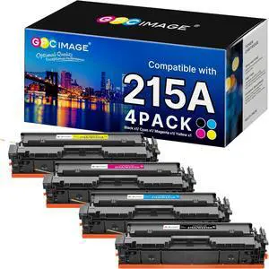 215A Toner Cartridges (with Chip) - Replacement for HP 215A Toner Cartridges 4 Pack for HP 215A work for HP Color Laseret Pro MFP M182nw M183fw M183fdw M155dw M155nw Series Printer4 Pack, 215a toner