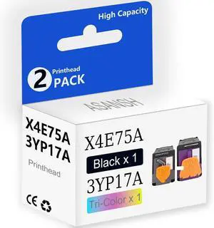 X4E75A 3YP17A Printhead Use for Smart Tank 500 600 700 660 670 700 6000 6001 7000 7001 7300 7301 7600 7602 Printers (1Black 1Tri-Color)