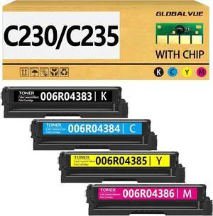C235 C225 C230 High-Yield Toner Cartridges (with Chip) Compatible with Xerox C235 C225 C230 Toner Cartridges for Xerox C235/DNI C230/DNI Color Multifunction Printer