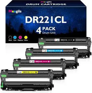 DR221CL Drum Unit Set Replacement for Brother DR221 DR-221 DR-221CL Compatible with HL-3140CW HL-3170CDW HL-3180CDW MFC-9130CW MFC-9330CDW MFC-9340CDW DCP-9020CDN Printer (Not Toner)