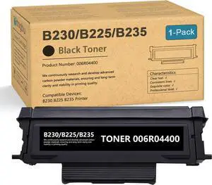 B230/B225/B235 Toner Cartridge, 1 Pack Black 006R04400 High Yield Toner Cartridge Replacement for Xerox B230 B225 B235 Printer Toner B230/B225/B235 Toner Cartridge, 1 Pack Black 006R04400 High Yield Toner Cartridge Replacement for Xerox B230 B225 B235 Printer Toner