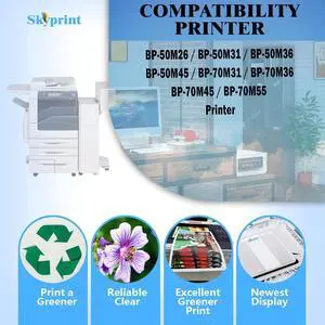 SkyPrint BP-NT700A BP-NT700 Black Toner Cartridge Replacement for Sharp BP-50M26 BP-50M31 BP-50M36 BP-50M45 BP-70M31 BP-70M36 BP-70M45 BP-70M55 Printer