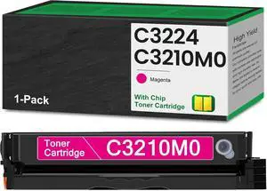 C3210M0 Magenta High Yield Toner Cartridge 2,000 Pages Remanufactured C3224 C3326 Toner Replacement for Lexmark C3210M0 Toner for C3224 C3326 C3426 MC3224 MC3326 MC3426 Series Printers, 1-Pack