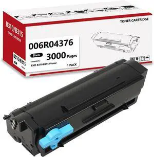 B310 Black Extra High Capacity Toner Cartridge Compatible for Xerox 006R04376 Replacement for B305 B310 B315 Printer 3,000 Pages BK1-Pack