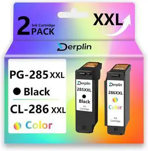 PG-285 XXL CL-286 XXL PG285XXL CL286XXL Ultra High Yield Ink Cartridge Use for Pixma TS7720 TS7722 TR7820 Printers (2 Pack)