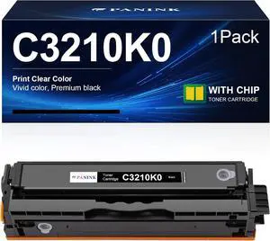 Compatible C3210 Black Toner Cartridges Replacement for Lexmark C3210K0 Black Toner Cartridge for Lexmark C3224 C3326 C3426 MC3224 MC3326 MC3426 Series Printer - 1 Pack,with Chip