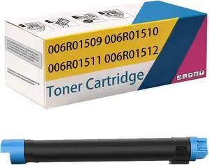 006R01509 006R01510 006R01511 006R01512 Toner Cartridges Compatible Replacement for Xerox AltaLink C8030 C8045 C8055 WorkCentre 7556 7830i Printers, High Yield 26,000 Pages Cyan