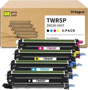 TWR5P Drum Unit S3840 C2660 (4-Pack) Replacement for Dell TWR5P Imaging Unit for C2660 C2660dn C2665 C2665dnf C3760 C3760n C3760dn C3765 C3765dnf S3840 S3840c S3840cdn S3845cdn Printer S3840 Drum Unit