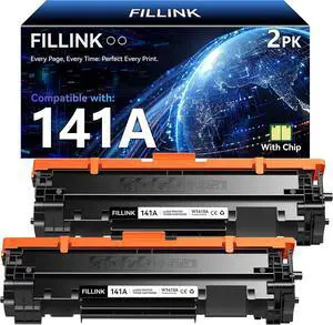 141A for HP 141A 141X W1410A W1410X Toner Cartridge Works with HP Laserjet M110w MFP M139w M140w Printer High Yield(2 Black with Chip)