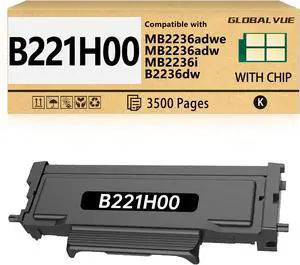 B2236 B221H00 Toner Cartridges High Yield (with Chip) Compatible with Lexmark B221H00 B221000 for B2236, MB2236 Laser Printer [3,000 Pages]