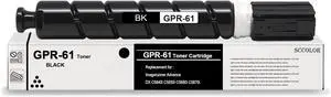 GPR61 GPR-61 Black Toner Cartridge Replacement for Cacon GPR-61 Toner Cartridge for Imagerunner Advance DX C5840i C5850i C5860i C5870i Series Printer