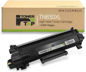 Toner Tap TN830XL Toner Cartridge Compatible for Brother HL-L2460DW DCP-L2640DW HL-L2480DW HL-L2400D HL-L2405W MFC-L2820DW, High-Yield Black Toner 3,000 Pages