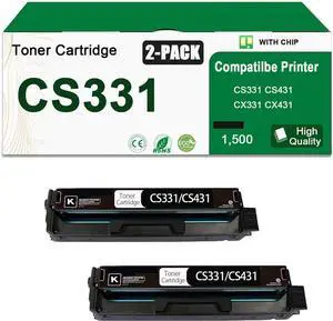 20N10K0 Toner Cartridge Use for CS331 CS331dw CS431 CS431dw CX331 CX331adwe CX431 CX431adw Printers (2 Black)