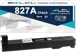 LCL CF300A Black Toner Cartridge Replacement for HP 827A CF300A for MFP M880z M880z+ Printer (1-Pack)