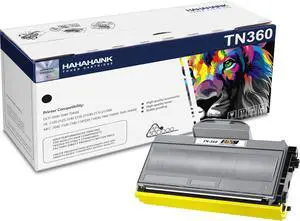 1 Pack High Capacity TN360 Black Toner Cartridge Replacement for Brother DCP-7030 7040 7045N HL-2120 2125 2140 2150 2150N 2170 2170W MFC-7040 7320 7340 7345DN 7345N 7440 7440N 7840 7840W Printer(1BK)