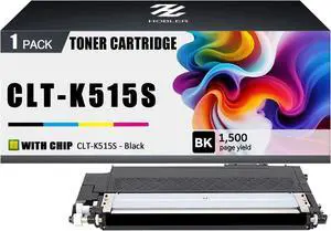 CLT-K515S Toner Cartridges Compatible for Samsung CLT-K515S Black Toner Cartridge Work for Samsung SL-C515 SL-C565fW Printers