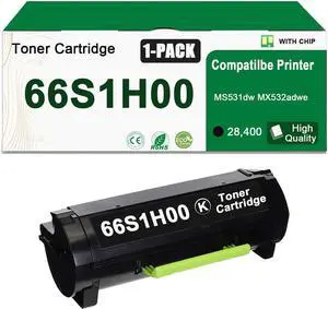 66S1H00 High Yield Toner Cartridge Use for MS531 MS531dw MX532 MX532adwe Printers (1 Black)