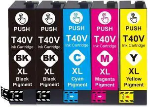 Compatible Ink Cartridges T40V T40V1 T40V2 T40V3 T40V4 for SC-T5170 SC-T5170M SC-T3170 SC-T3170M SC-T2170 Printers