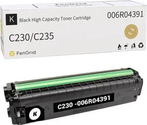 C235 Black C230 Toner Cartridge, 006R04391, High Capacity 5,000 Page-Yield, Works with Printer Models Xerox 006R04391 C230 C230DNI C235 C235DNI