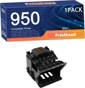 950 951 Compatible Printhead Replacement for HP Printers to Use with Office Jet Pro 8100 8600 8610 8620 Printer 1set