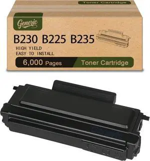 B230 B225 B235 Toner Cartridge (with Chip) Compatible with 006R04401 006R04400 Toner for B230dni B225dni B235dni Printer Suitable for Office High-Frequency Printing -1BK