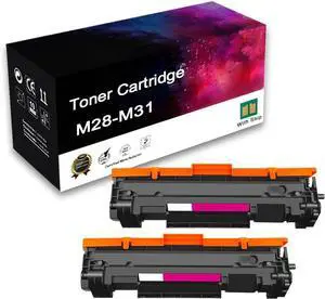 M28-M31 Toner Cartridge Replacement for HP M28-M31 M28M31 Toner Cartridge,Fit with LaserJet Pro M15w 15a MFP M28w M28a M31w Printers,1000 Pages,Black-2 Pack