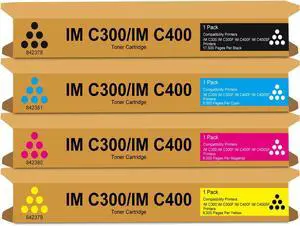 Vylent IM C300/IM C400 Toner Cartridge Replacement for Ricoh 842378 842381 842380 842379 Toner Cartridge for Ricoh IM C300 IM C300F IM C400F IM C400SF Printers Ink 4-Pack Vylent IM C300/IM C400 Toner Cartridge Replacement for Ricoh 842378 842381 842380 842379 Toner Cartridge for Ricoh IM C300 IM C300F IM C400F IM C400SF Printers Ink 4-Pack