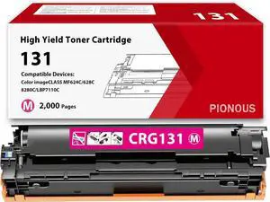 CRG131 CRG-131 Toner Cartridge (1-Pack, Magenta) - Compatible Replacement for Canon 131/131H Toner - Works with ImageCLASS MF624C, MF628C, MF8280C, LBP7110C Printers