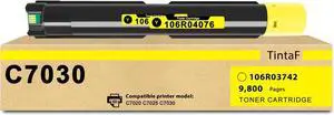 C7030 Toner Cartridge C7020 C7025 Replacement for Xerox 106R03742 Yellow Cartridge for Versalink C7020 C7025 C7030 Printer (9,800 Pages, 1-Pack) C7030 Toner Cartridge C7020 C7025 Replacement for Xerox 106R03742 Yellow Cartridge for Versalink C7020 C7025 C7030 Printer (9,800 Pages, 1-Pack)