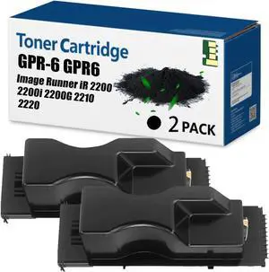 GPR-6 GPR6 Toner Cartridge Compatible for Canon Image Runner IR 2200 2200i 2200G 2210 2220 2800 3300 3320 Printers, 18,000 Pages Black 2Packs